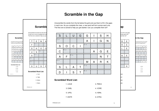 Scramble in the Gap