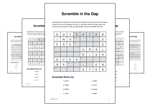 Scramble in the Gap