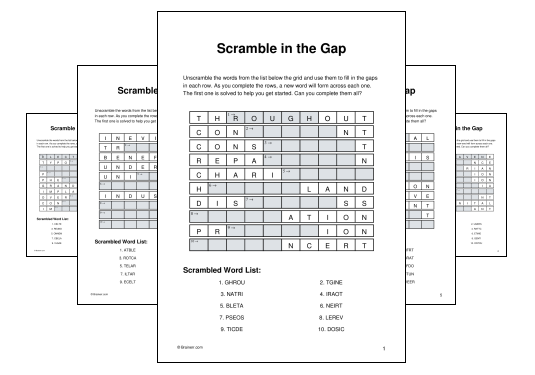 Scramble in the Gap