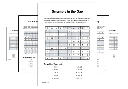 Scramble in the Gap