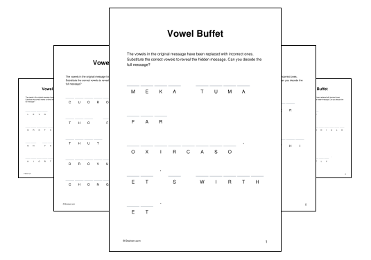 Vowel Buffet