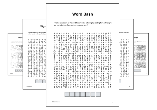 Word Bash