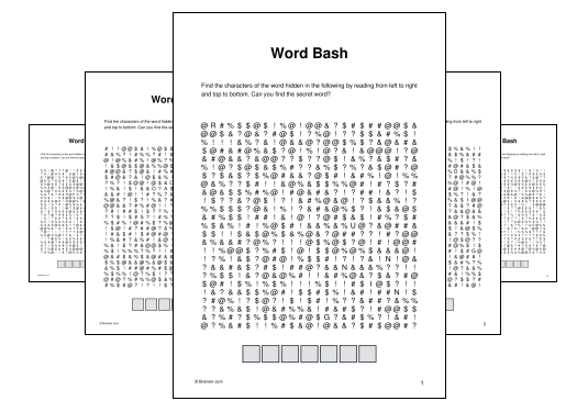 Word Bash