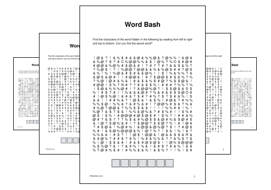 Word Bash