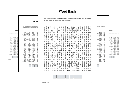 Word Bash