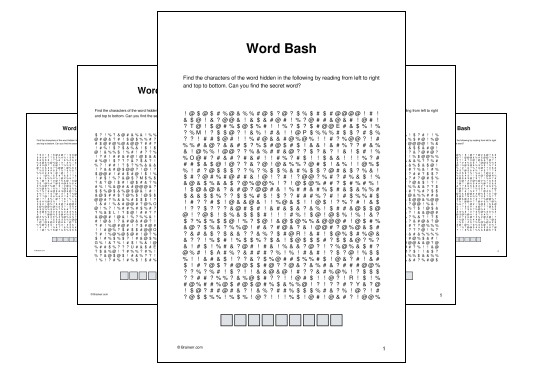 Word Bash