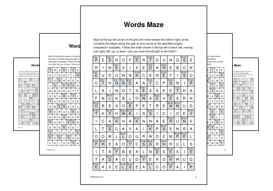 Words Maze