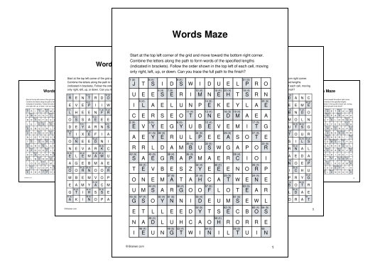 Words Maze