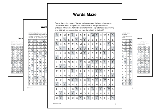 Words Maze