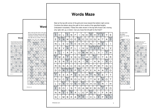 Words Maze