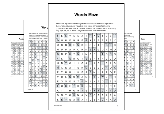 Words Maze