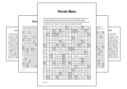 Words Maze