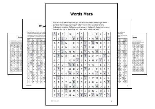 Words Maze